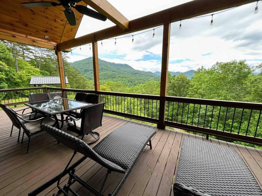 Peace Of Heaven ~ Modern Chic Cabin W/ Majestic Mountain Views Брайсон-Сити Экстерьер фото