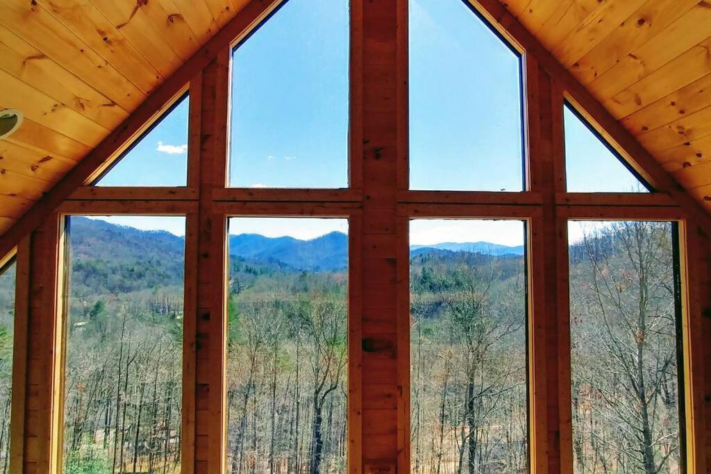Peace Of Heaven ~ Modern Chic Cabin W/ Majestic Mountain Views Брайсон-Сити Экстерьер фото